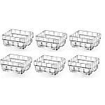 Set 6 boluri superpozabile Click Clack pentru aperitiv Stack, RCR Crystal, 20 cl, Stivuibile in 2 moduri