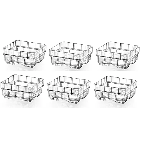 Set 6 boluri superpozabile Click Clack pentru aperitiv Stack, RCR Crystal, 12 cl, Stivuibile in 2 moduri
