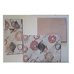 Lenjerie pat dublu Bubble Rose Studio Casa, Polycotton, Cearceaf pilota 180 x 200 cm, Cearceaf pat 200 x 220 cm, 2 fete de perna 50 x 70 cm, Multicolor