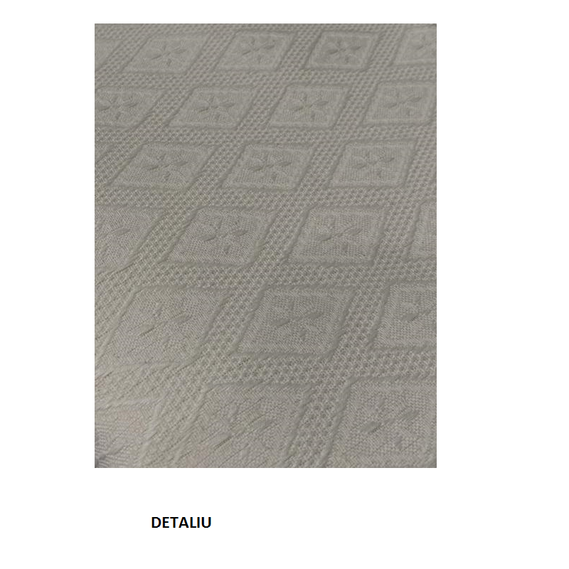 Fata de masa cu motive traditionale, Studio Casa, 140 x 200 cm, 100% Bumbac, Crem
