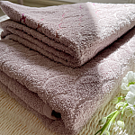 Prosop de baie 70 x 140 cm Studio Casa Ocean, 100% Bumbac, 500 gsm, Liliac