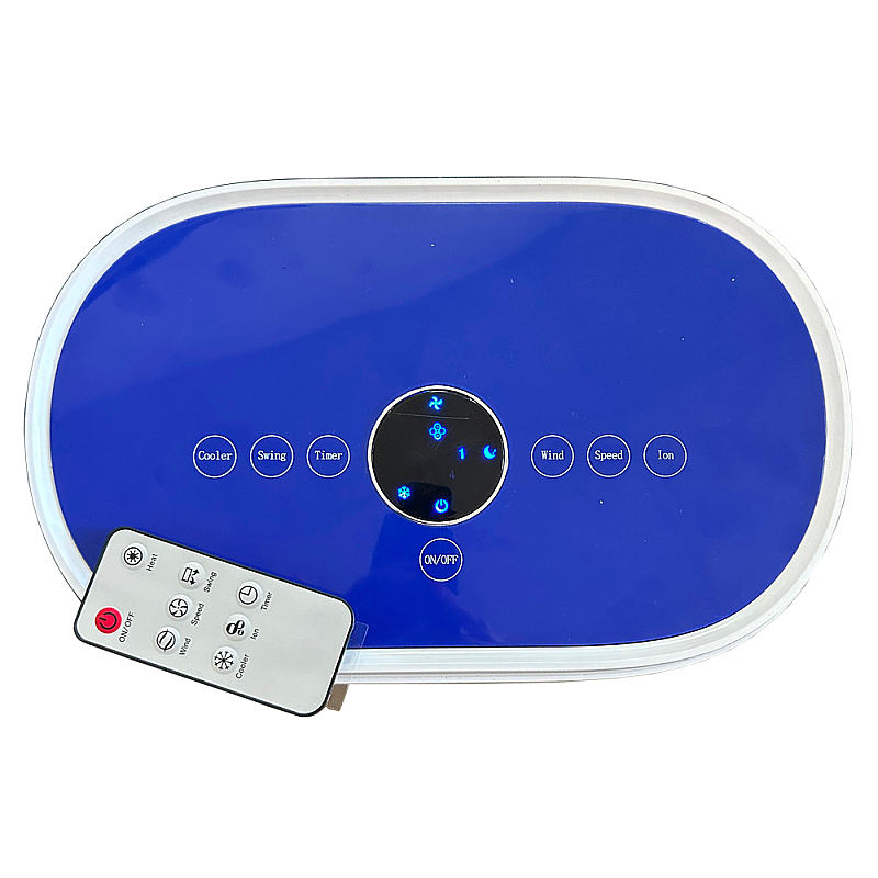 Racitor de aer, portabil, Chill Air 300 ION Studio Casa, 80 W, Functie Racire, Umidificare si Ionizare, 3 viteze, Telecomanda, Display Led, Rezervor apa 4 l, Alb