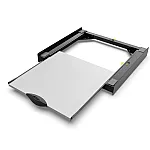 Kit universal de suprapunere a masinii de spalat si a uscatorului de rufe + suport retractabil, Meliconi, TORRE DARK - Studiocasa.ro