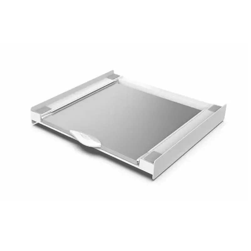 Kit universal de suprapunere a masinii de spalat si a uscatorului de rufe + suport retractabil, Meliconi, TORRE GREEN, Meliconi