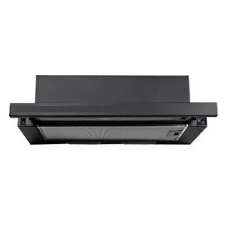 Pachet incorporabil Studio Casa Nero Bellagio, Cuptor electric, Plita gaz sticla neagra 70 cm si Hota telescopica neagra, 10 functii, 81 l, Grill, Rotisor, Ventilator, Autocuratare catalitica, Display Touch, Sticla neagra / Inox