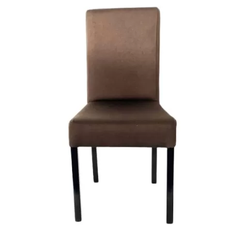 Scaun Bafolo Cokolado - Piele Ecologica Cu Aspect De Piele Întoarsă , Calitate Superioară, 520G/ Mp , Ușor De Întreținut