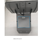 Hota decorativa Studio Casa Dual Plane Grey, 60 cm, 1 Motor Tubo, Putere de absorbtie 400 m3/h, Metal si sticla gri