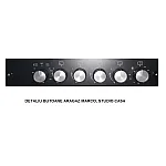 Pachet aragaz clasic 4 arzatoare gaz Studio Casa Glam Marco si, Cuptor gaz, 57 x 57 cm, Rotisor, Ventilator, Grill gaz, Aprindere electrica, Gratare fonta, Negru, Hota decorativa sticla neagra - Studiocasa.ro