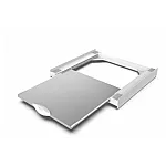 Kit universal de suprapunere a masinii de spalat si a uscatorului de rufe + suport retractabil, Meliconi, TORRE GREEN, Meliconi