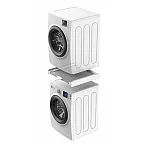 Kit universal de suprapunere a masinii de spalat si a uscatorului de rufe + suport retractabil, Meliconi, TORRE GREEN, Meliconi