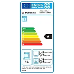 Aragaz Studio Casa Scala Graphite Grey 60 cm, 4 arzatoare gaz, Grill electric, Rotisor, Gratare fonta, Aprindere electrica, Clasa energetica A, Gri
