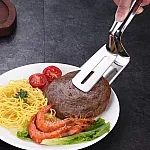 Cleste multifunctional pentru alimente, Studio Casa, Otel Inoxidabil,  pentru friptură, alimente, pâine, carne, grătar, instrument de gătit