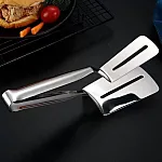 Cleste multifunctional pentru alimente, Studio Casa, Otel Inoxidabil,  pentru friptură, alimente, pâine, carne, grătar, instrument de gătit