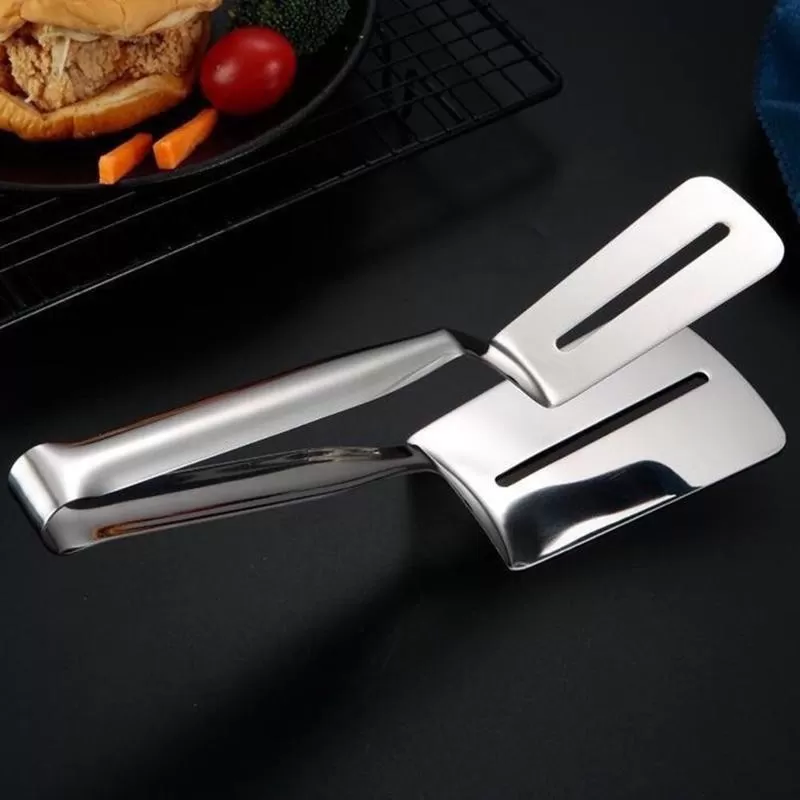 Cleste multifunctional pentru alimente, Studio Casa, Otel Inoxidabil,  pentru friptură, alimente, pâine, carne, grătar, instrument de gătit