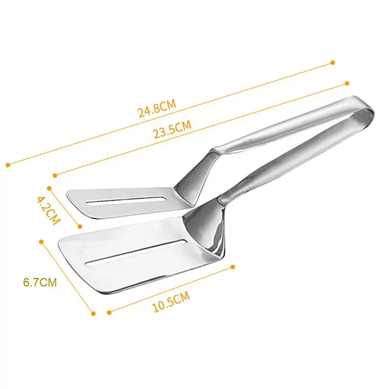 Cleste multifunctional pentru alimente, Studio Casa, Otel Inoxidabil,  pentru friptură, alimente, pâine, carne, grătar, instrument de gătit