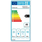 Hota decorativa cu design rustic Tosca Turbo 90 cm Studio Casa, Putere de absorbtie 648 m3/h, Negru