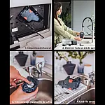 Espressor automat De’Longhi Magnifica Evo ECAM 290.31.SB, 1450 W, 5 tipuri de bauturi, 15 bari, Negru argintiu - Studiocasa.ro