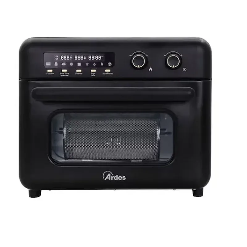 Airfryer si Cuptor hybrid multifunctional Ardes, ARFRYA02 , 30L, 9 functii, Rotisor, Functie paine, Functie deshidratare, Dezghetare, Dospire, 2000 W, negru - Studiocasa.ro