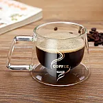 Cana din sticla cu perete dublu, model Coffee, 200 ml - Studiocasa.ro