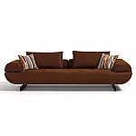 Canapea Venice 3 locuri cu spatar reglabil, Studioa Casa, Maro ciocolatiu - Studiocasa.ro