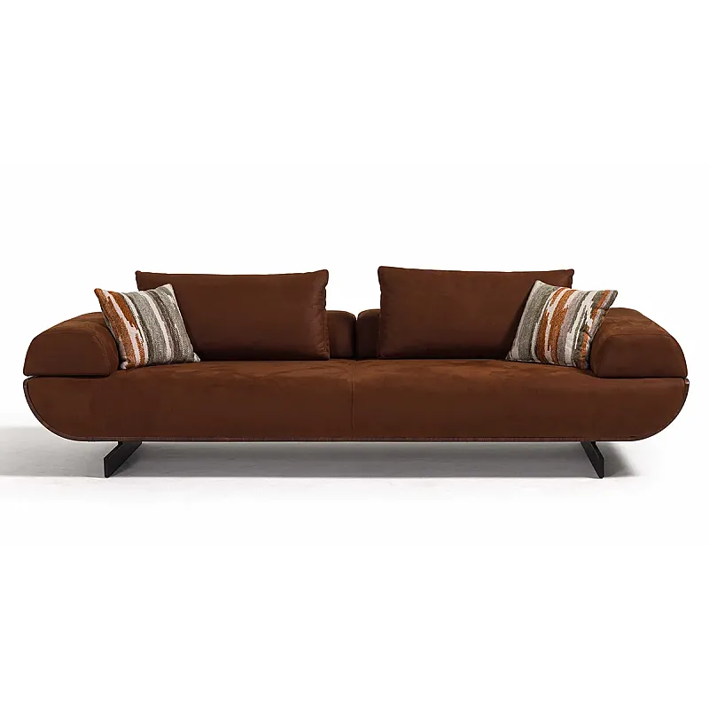 Canapea Venice 3 locuri cu spatar reglabil, Studioa Casa, Maro ciocolatiu - Studiocasa.ro