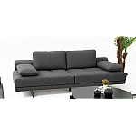 Canapea modulara extensibila premium Oscar, cu mecanism reglabil pentru sezut si brate, 240 × 105 × 80 cm, neagra - Studiocasa.ro