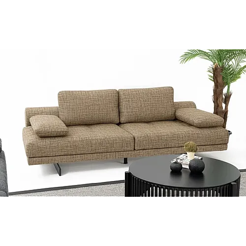 Canapea modulara extensibila premium Palermo, cu mecanism reglabil pentru sezut si brate, 240 × 105 × 80 cm, bej