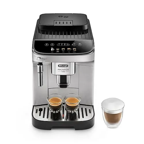 Espressor automat De’Longhi Magnifica Evo ECAM 290.31.SB, 1450 W, 5 tipuri de bauturi, 15 bari, Negru argintiu