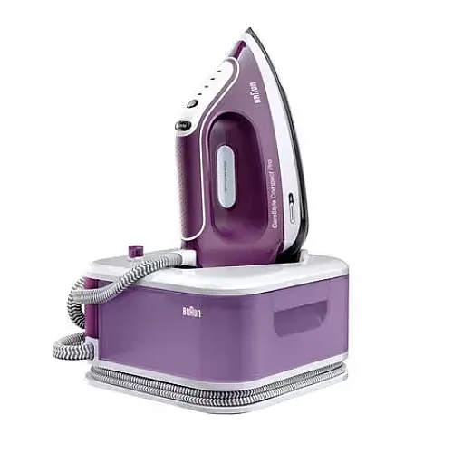 Statie de calcat Braun CareStyle Compact Pro 6.5bar Rezervor 1.5lt, IS2577VI, Violet