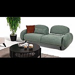 Canapea Keops 3 locuri cu spatar reglabil, Menta - Studiocasa.ro