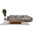 Coltar Lima 4 locuri cu masuta incorporata, Studio Casa, Bej - Studiocasa.ro