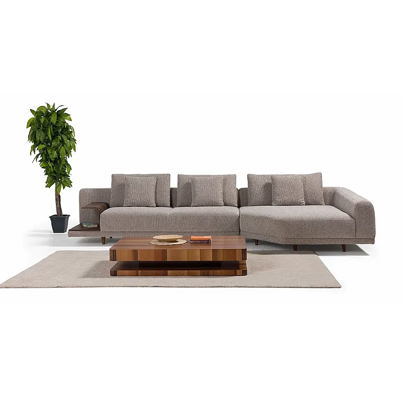 Coltar Lima 4 locuri cu masuta incorporata, Studio Casa, Bej - Studiocasa.ro