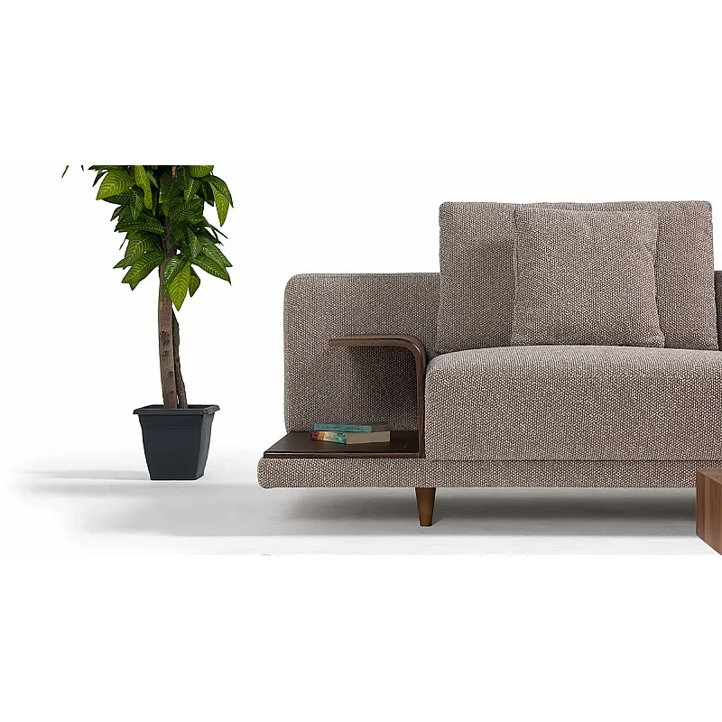 Coltar Lima 4 locuri cu masuta incorporata, Studio Casa, Bej - Studiocasa.ro