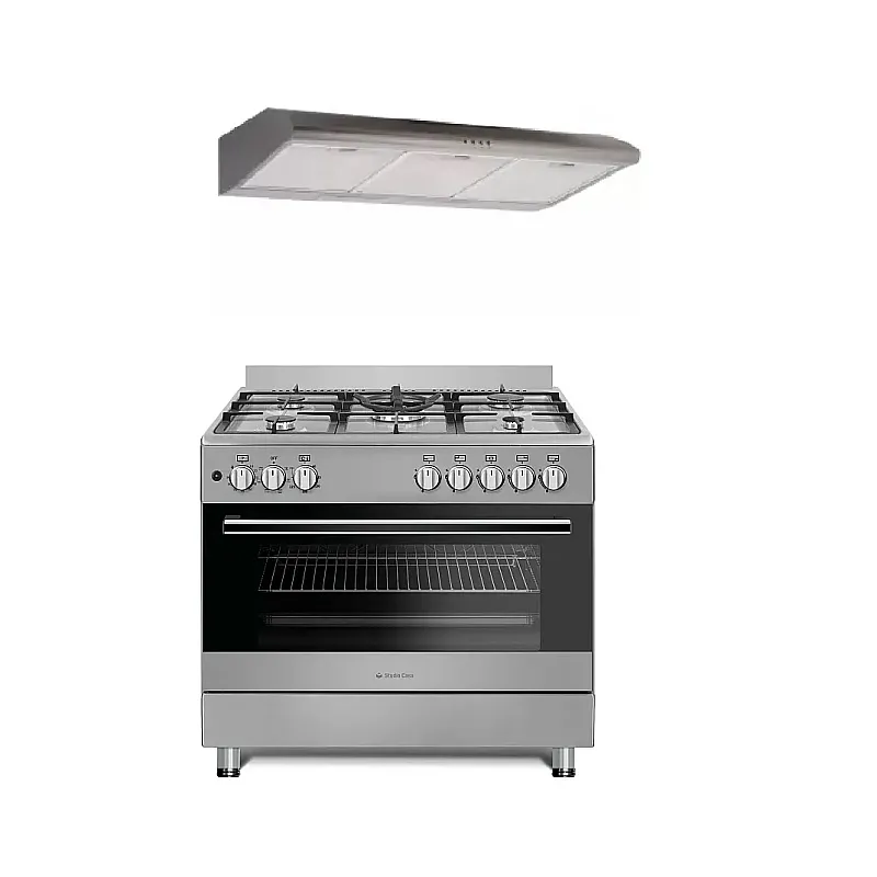 Pachet Aragaz Multifuntional Fe90/60 Si Hota Clasica 90 Cm St 2196, Studio Casa