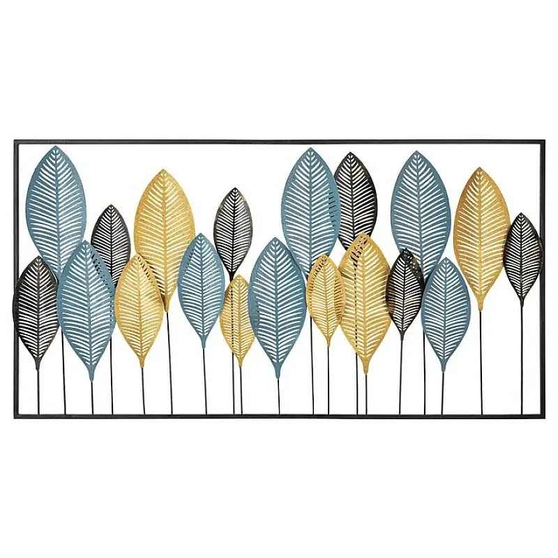 Panou metalic decorativ perete 3D, Deco Art, 115 x 60 cm, Multicolor - Studiocasa.ro