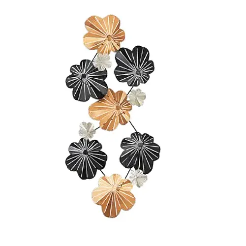 Panou metalic decorativ perete 3D, Deco Art, 120 x 61 cm, Multicolor