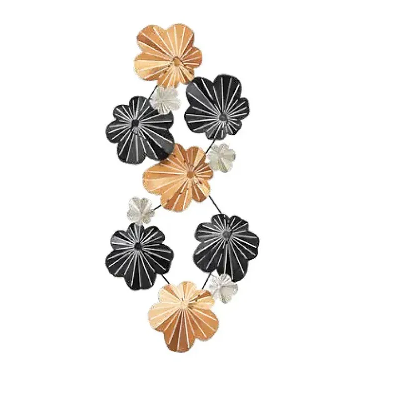 Panou metalic decorativ perete 3D, Deco Art, 120 x 61 cm, Multicolor - Studiocasa.ro