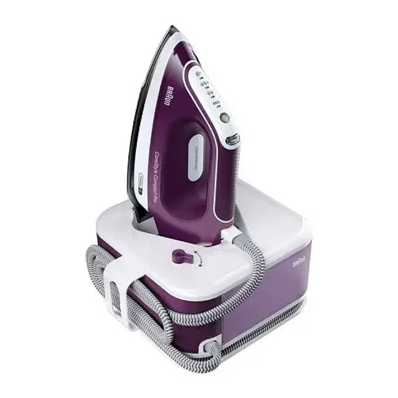 Statie de calcat Braun CareStyle Compact Pro 6.5bar Rezervor 1.5lt, IS2577VI, Violet - Studiocasa.ro