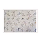 Cearceaf de pat cu elastic 2 persoane 160x200+25 cm Studio Casa-Butterfly Bumbac