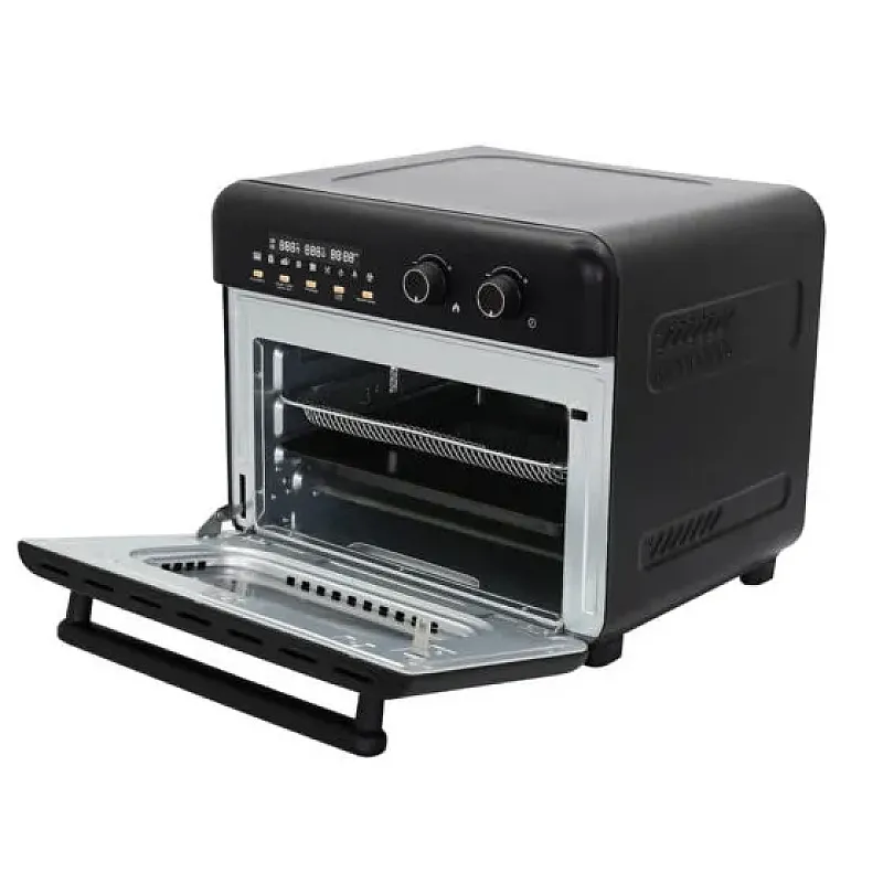 Airfryer si Cuptor hybrid multifunctional Ardes, ARFRYA02 , 30L, 9 functii, Rotisor, Functie paine, Functie deshidratare, Dezghetare, Dospire, 2000 W, negru - Studiocasa.ro