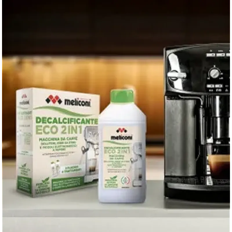 Decalcifiant pentru espressoare 2 in 1 Meliconi- 2*250ml (4 decalcifieri) - Studiocasa.ro