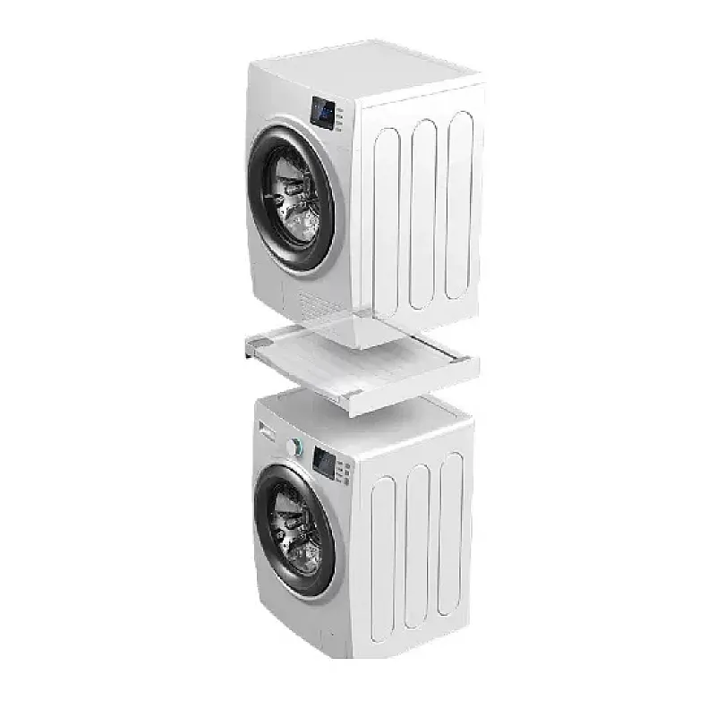 Kit universal de suprapunere a masinii de spalat si a uscatorului de rufe + suport retractabil, Meliconi, TORRE DRY - Studiocasa.ro