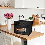 Airfryer si Cuptor hybrid multifunctional Ardes, ARFRYA02 , 30L, 9 functii, Rotisor, Functie paine, Functie deshidratare, Dezghetare, Dospire, 2000 W, negru - Studiocasa.ro