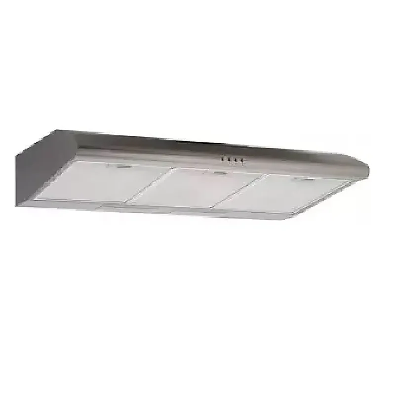 Pachet Aragaz pe gaz 90 cm Prato Inox Studio Casa, 5 zone de gatit si Hota Clasica 90 cm Inox, Gaz, Wok, Rotisor, Timer mecanic, Grill electric, Gratar fonta, Dubla ventilatie coacere, Inox - Studiocasa.ro