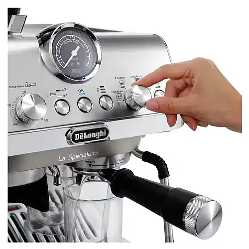 Espressor De’Longhi EC9255.M La Specialista Arte Evo, Tehnologia Cold Extraction, 8 grade macinare, 15 bar, 1.7l, Argintiu
