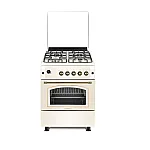 Pachet Aragaz rustic 4 arzatoare gaz, Cuptor pe gaz, 60x60cm, Studio Casa SIERRA VIVA , Rotisor, Grill gaz, Ventilatie Turbo + Hota incorporabila telescopica, 60 cm, Studio Casa Lean Retro - Studiocasa.ro