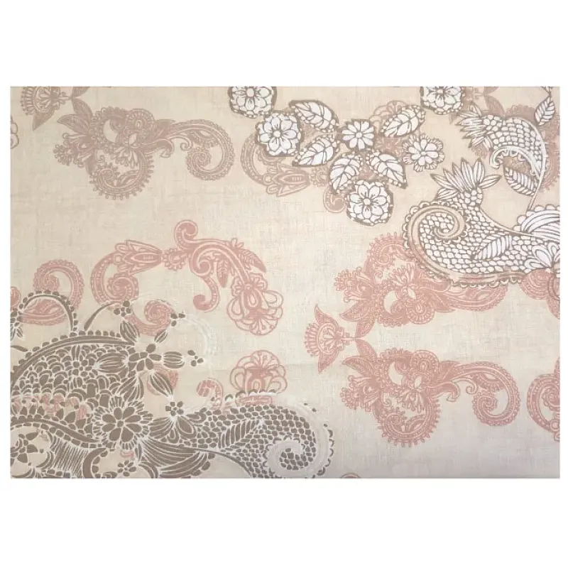 Cearceaf de pat cu elastic 2 persoane 160x200+25 cm Studio Casa, Sweet Denise, Bumbac