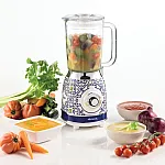 Blender Ariete Capri 0583/0C, 1000W, 1.5 L, 4 viteze + pulse, Zdrobire gheata, Alb/Albastru - Studiocasa.ro