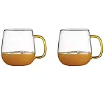 Set 2 Cani Thermo My Cup Pentru Ceai, Lapte Sau Orice Bautura Rece Sau Calda, 480Ml, Delcaffe