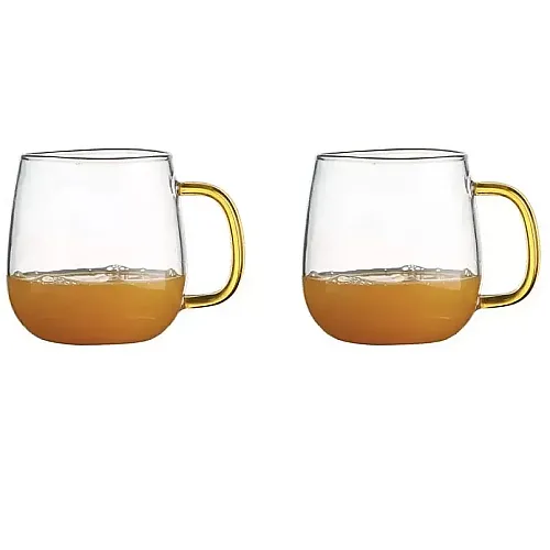 Set 2 Cani Thermo My Cup Pentru Ceai, Lapte Sau Orice Bautura Rece Sau Calda, 480Ml, Delcaffe